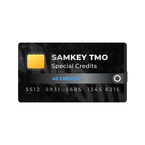 Créditos especiales Samkey TMO 40 créditos 