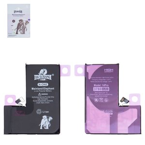 Batería Da Luxiang puede usarse con Apple iPhone 14 Pro, Li ion, 3.87 V, 3780 mAh, mayor capacidad, original IC