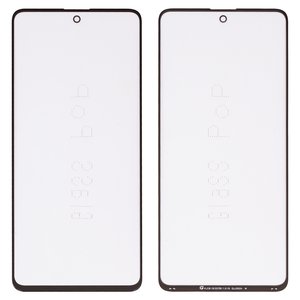 Vidrio de carcasa G+OCA PRO puede usarse con Samsung A515F DS Galaxy A51, con película OCA, negro