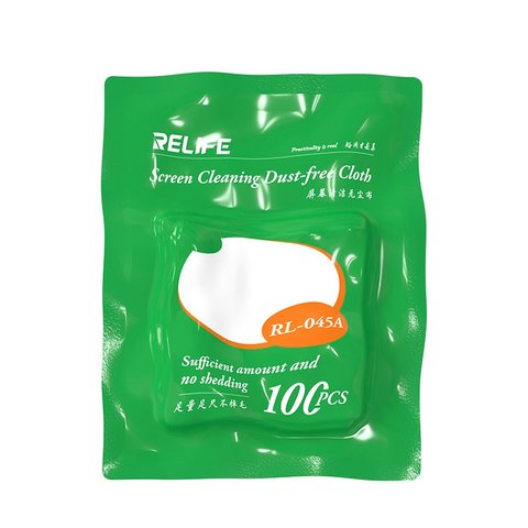 Toalla de microfibra RELIFE RL 045A, para eliminar polvo y huellas, 100 uds., 100*100 mm