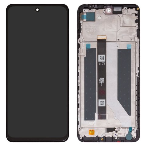 Pantalla LCD puede usarse con ZTE Nubia Neo 2 5G Z2352N , negro, con marco, High Copy, TXDI670EBEPX 19