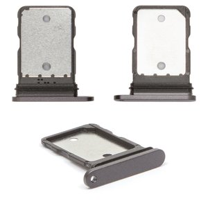 Sujetador de tarjeta SIM puede usarse con Google Pixel 9a, negro, obsidian