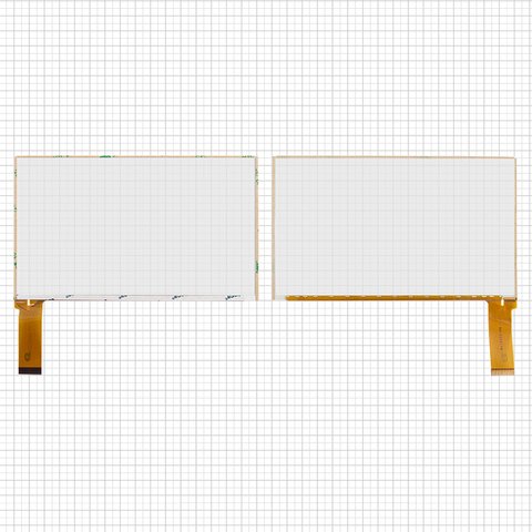 Сенсорний екран для China Tablet PC 7"; Icoo D50, 161 мм, 97 мм, ємнісний, 7", #MT70223 V1