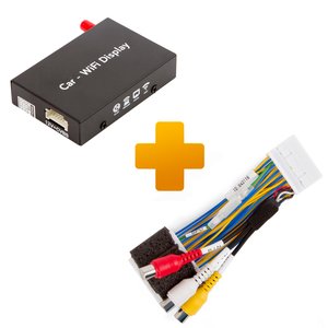 Адаптер для дублювання екрана Smartphone iPhone і кабель під'єднання для моніторів Toyota Touch 2 Entune