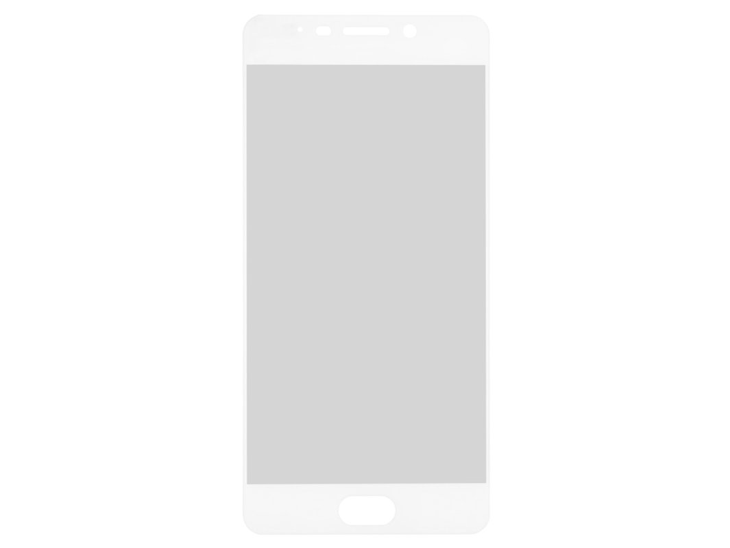 Защитное стекло All Spares для Meizu M6 Note, 0,26 мм 9H, совместимо с  чехлом, Full Screen, белый, Это стекло покрывает весь экран. - GsmServer