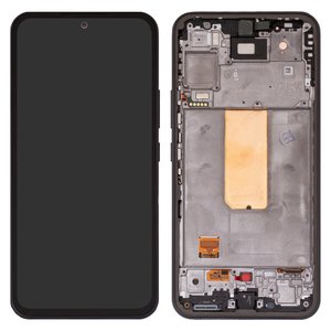 Дисплей для Samsung A546 Galaxy A54 5G, черный, с рамкой, Original PRC 