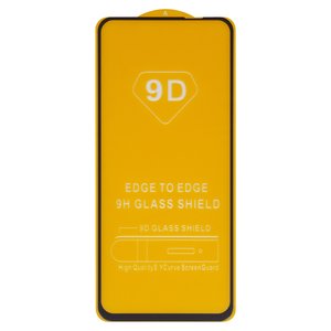 Защитное стекло для Oppo A52, A72, A92, A93 5G; Xiaomi Poco M4 Pro 4G, Redmi Note 11, совместимо с чехлом, Full Glue, без упаковки , черный