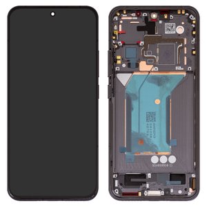 Дисплей для Xiaomi 14, чорний, з рамкою, Original PRC , 23127PN0CC, 23127PN0CG