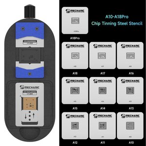 Фіксатор плат Mechanic MagTin X, з BGA трафаретом, для очищення CPU, A10 A18 pro