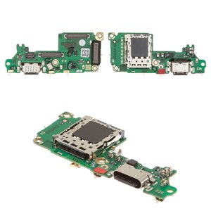 Шлейф для Infinix GT 30 Pro X6873 , конектора зарядки, з компонентами, Original PRC , плата зарядки