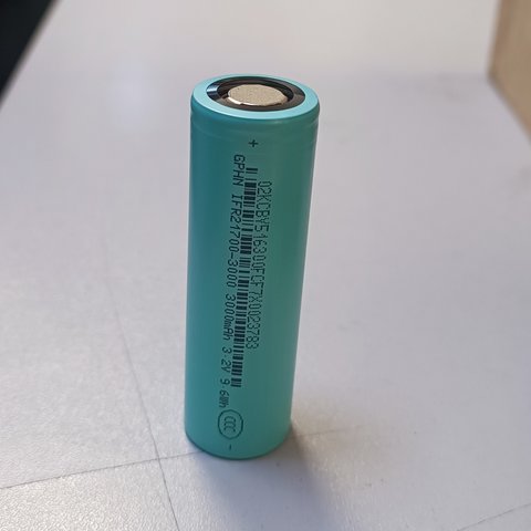 Акумулятор 21700 Great Power IFR21700 3000 , 3000 мАг, 3,2 B, LiFePO4, 10A 3C 