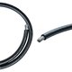 Провід в силіконовій ізоляції 4AWG, 25 мм², 1 м, чорний