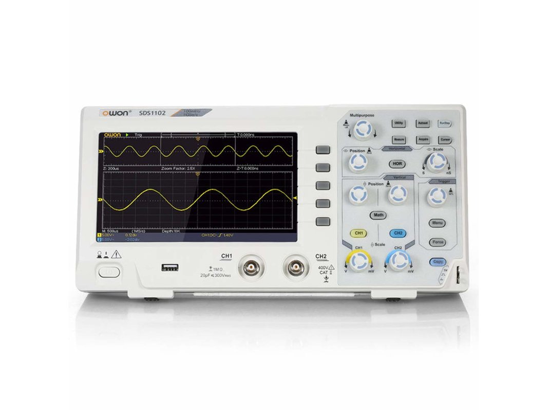 Цифровой осциллограф OWON SDS1102 - Masteram